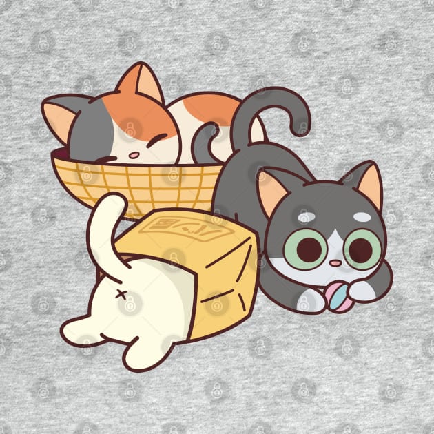 Tokaido Cats Kawaii by kudasai